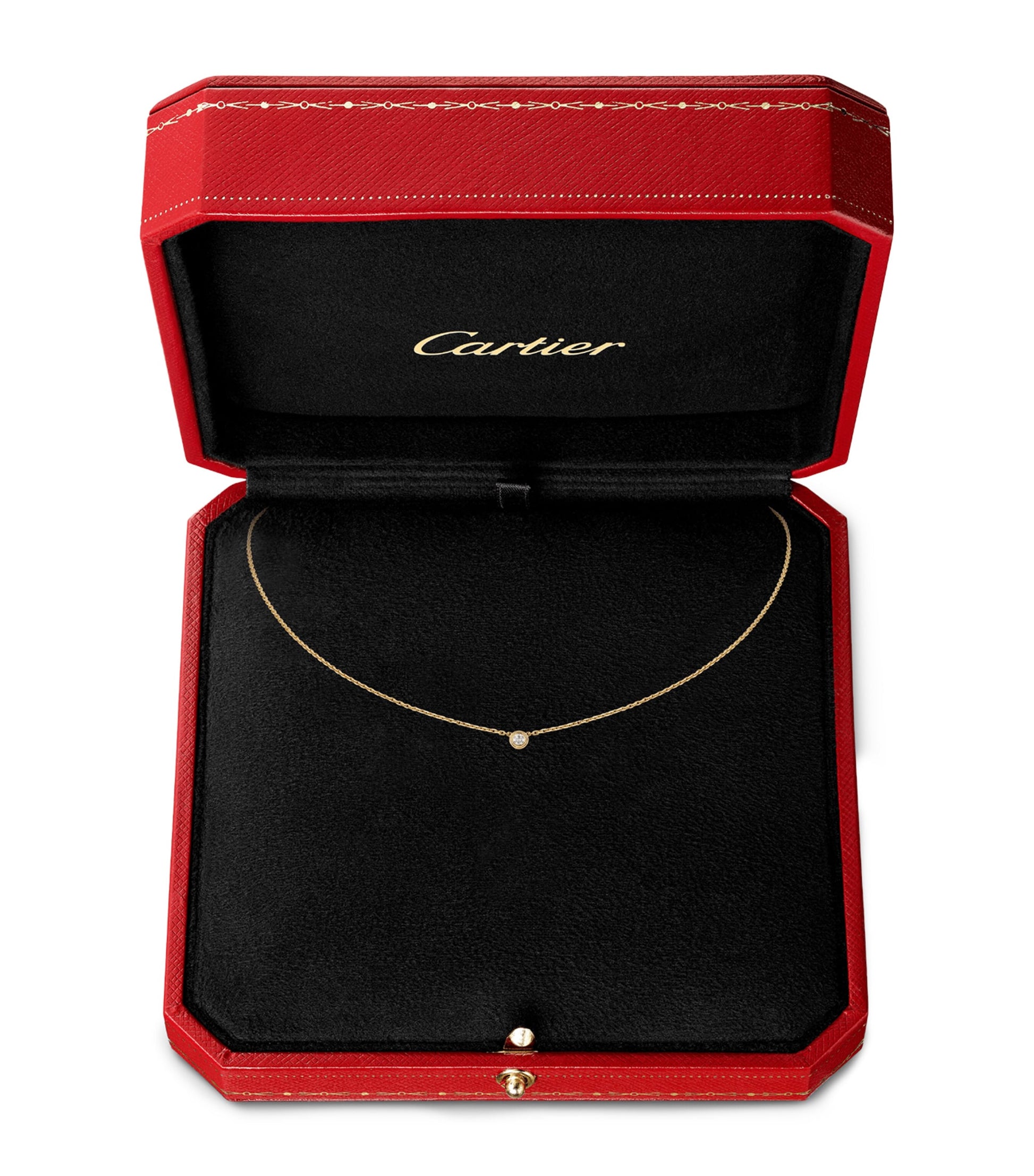 Extra-Small Yellow Gold and Diamond Cartier d'Amour Necklace