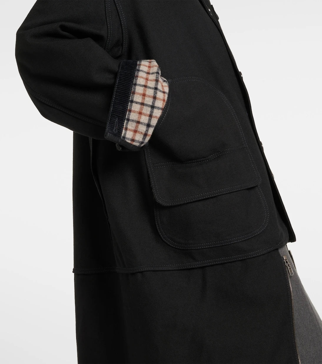 Maison Margiela - Cotton and wool coat