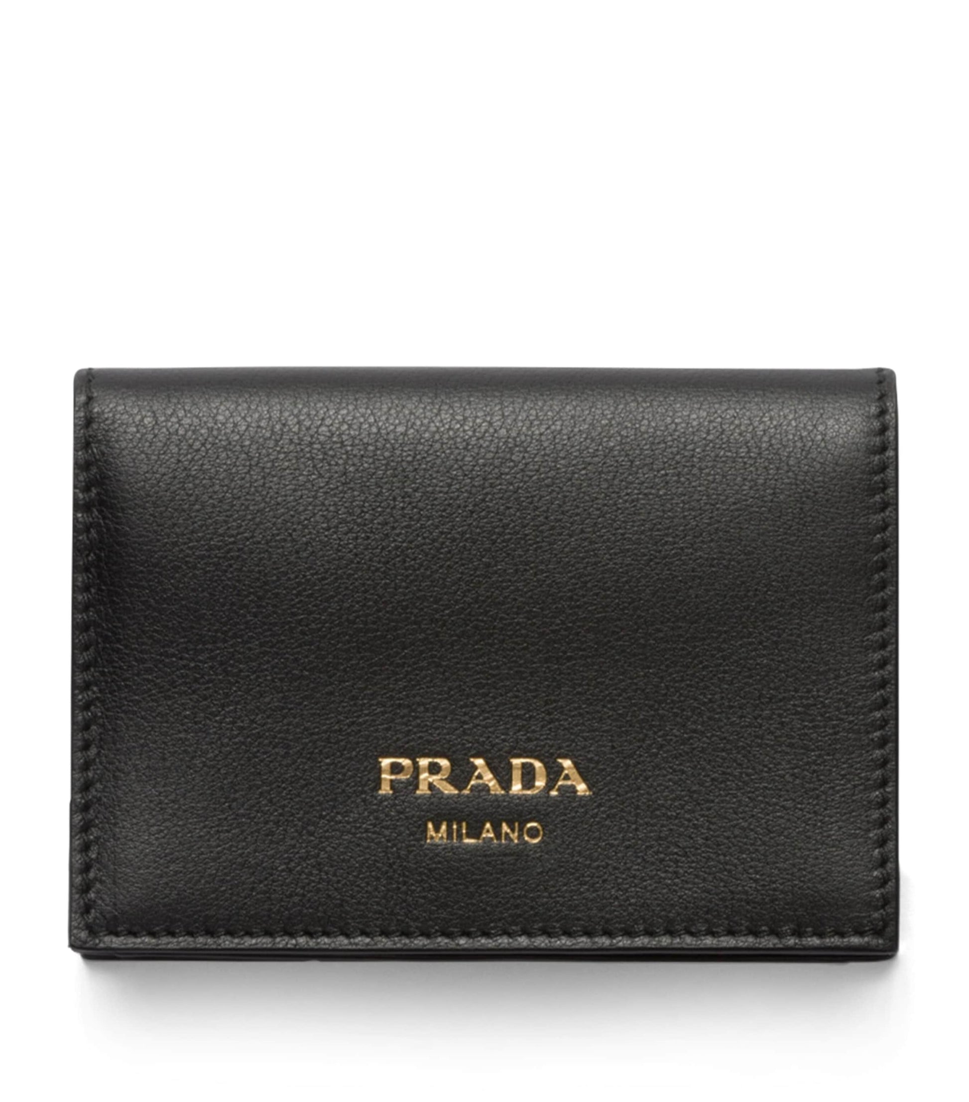 Prada Black Small Leather Wallet