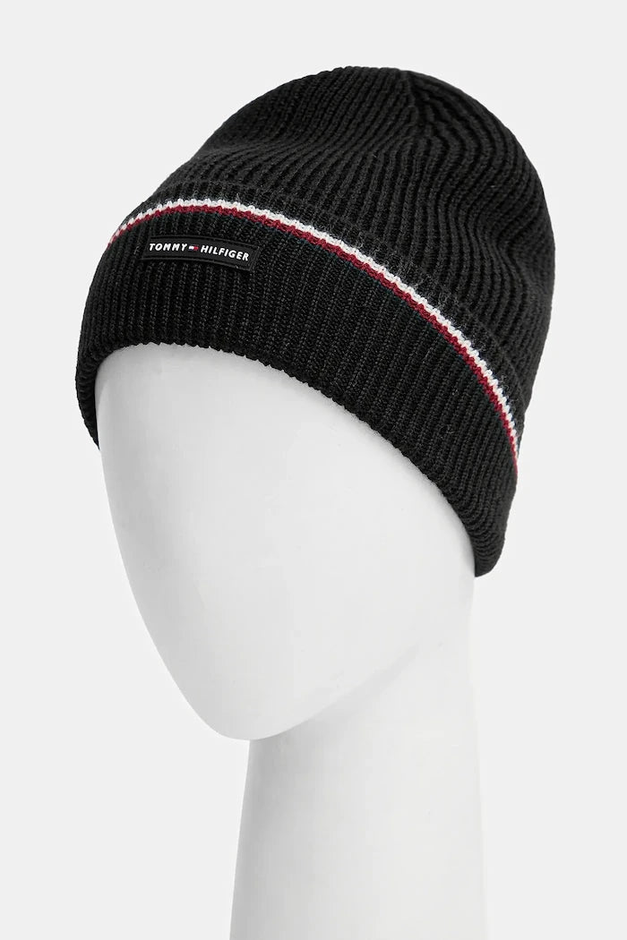 Шапка и шал с вълна Tommy Hilfiger