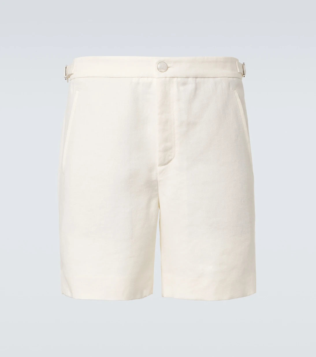 God's True Cashmere - Linen shorts with moonstone