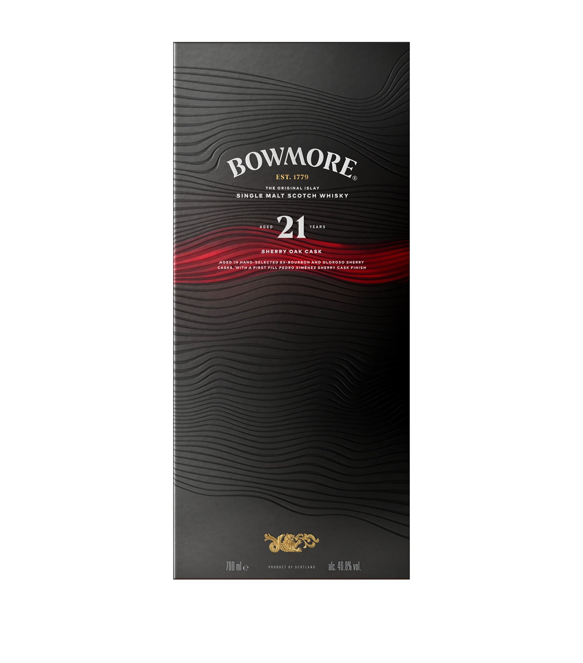 Bowmore 21-Year-Old Sherry Oak Cask Single-Malt Scotch Whisky (70cl)