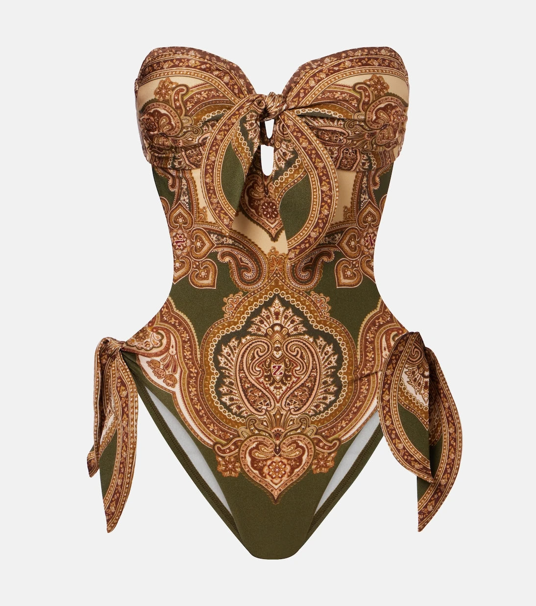 Zimmermann - Mahon cutout printed swimsuit