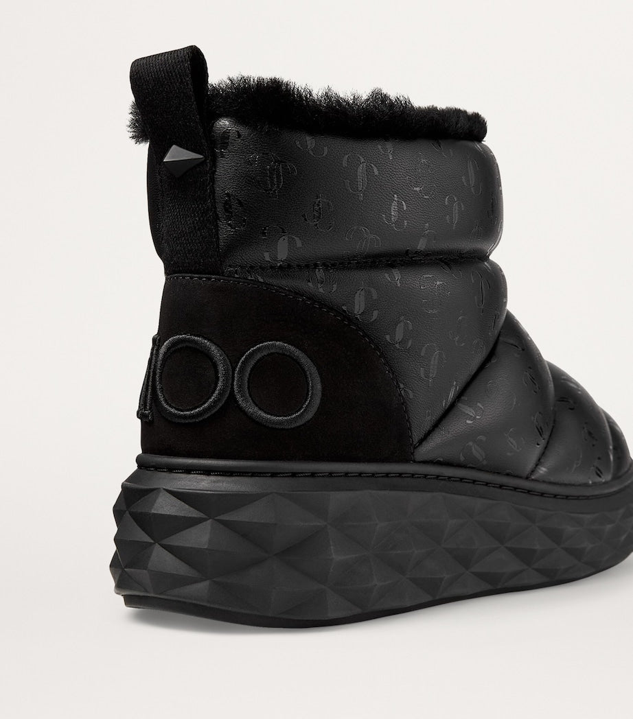 Jimmy Choo Black Xan Embellished Snow Boots