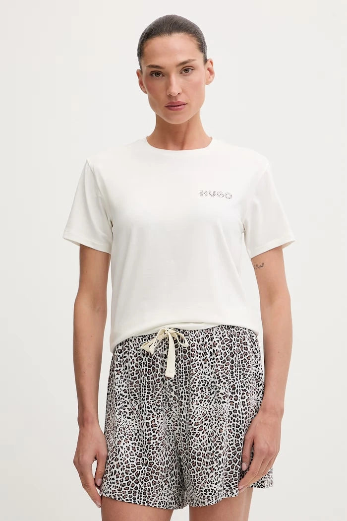 HUGO kadın modal tişört CASUAL T-SHIRT
