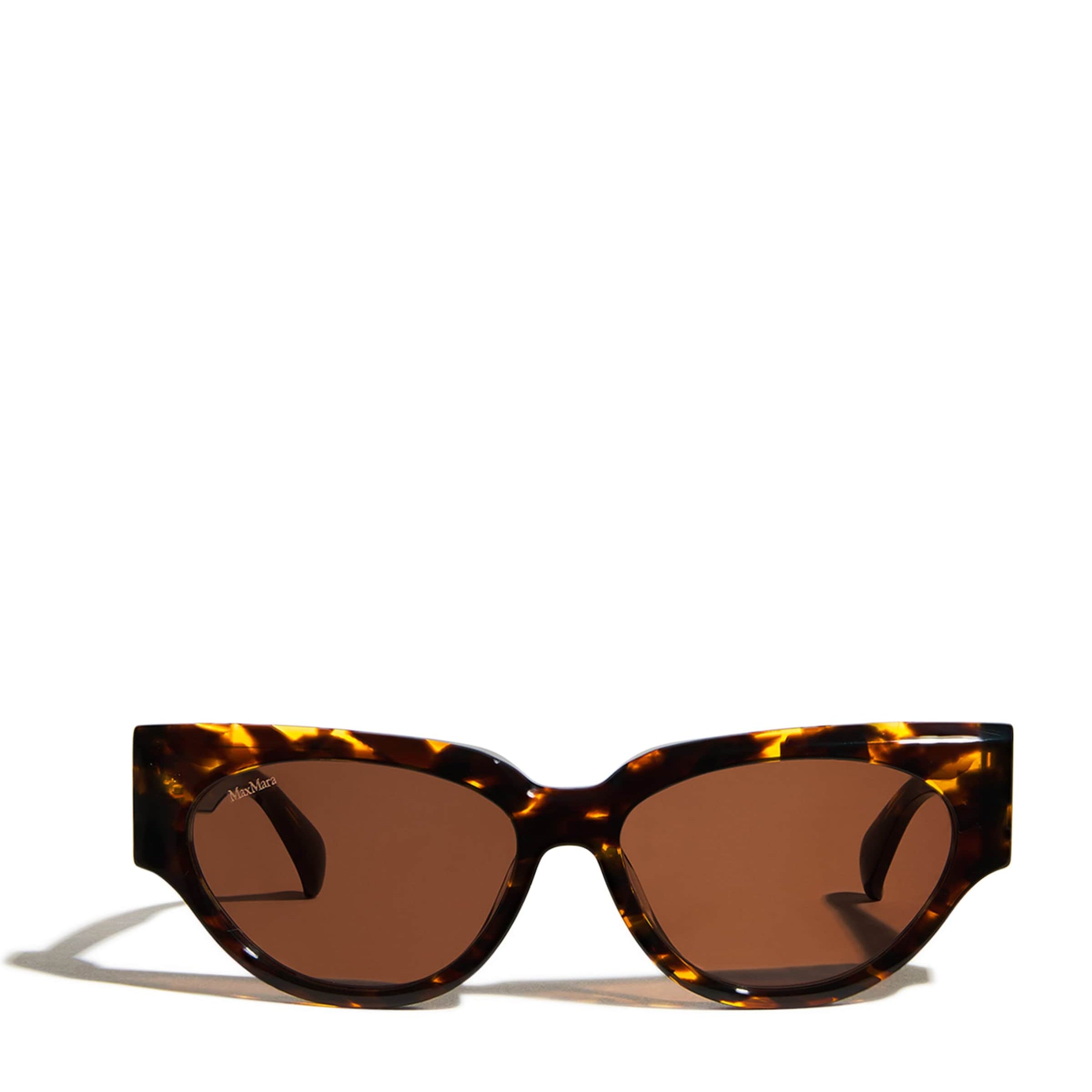 Brown Tortoiseshell Oval Sunglasses