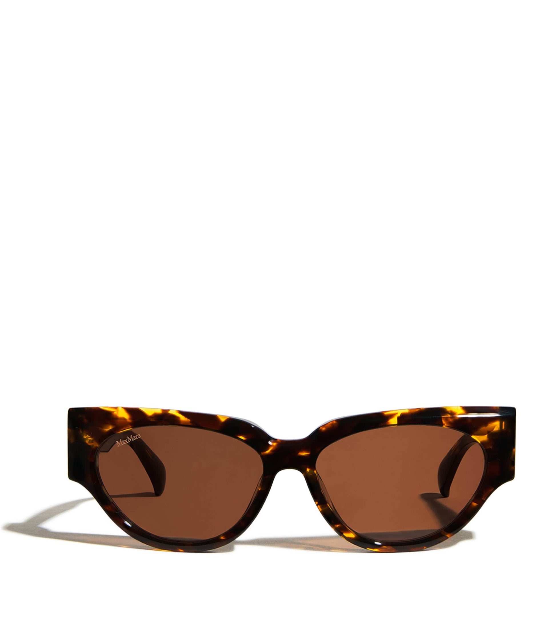 Brown Tortoiseshell Oval Sunglasses