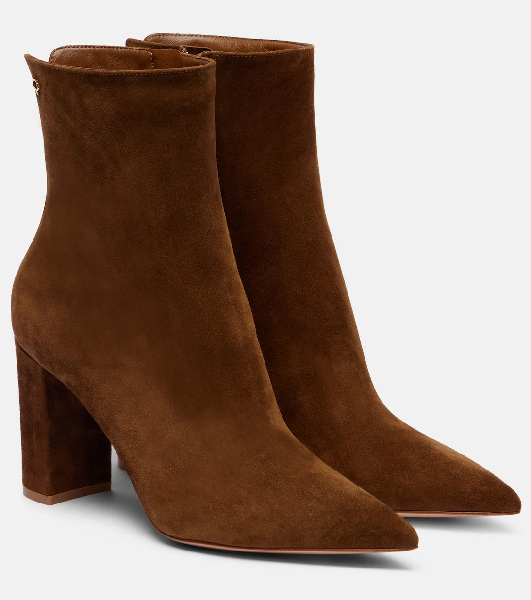 Gianvito Rossi - Lyell 85 suede ankle boots