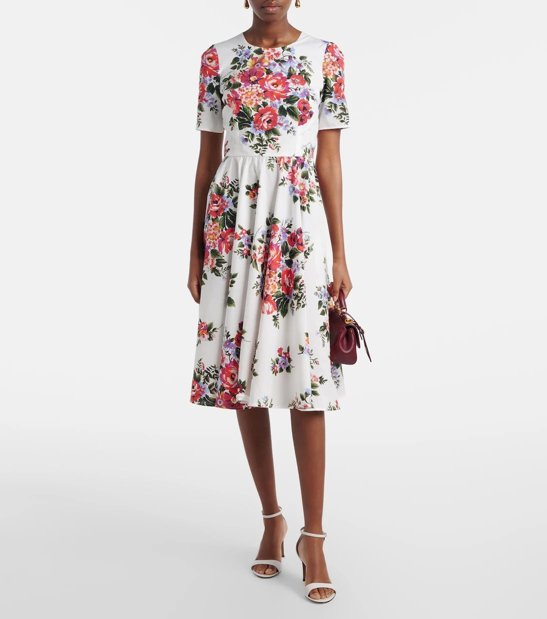 Dolce&Gabbana - Floral cotton midi dress