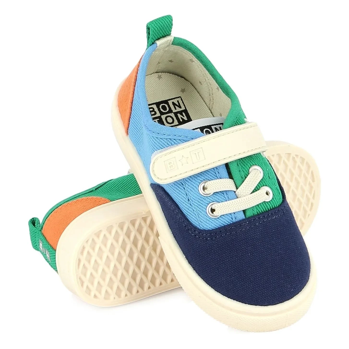 Bonton - Board Easy Lace-up Sneakers | Navy blue