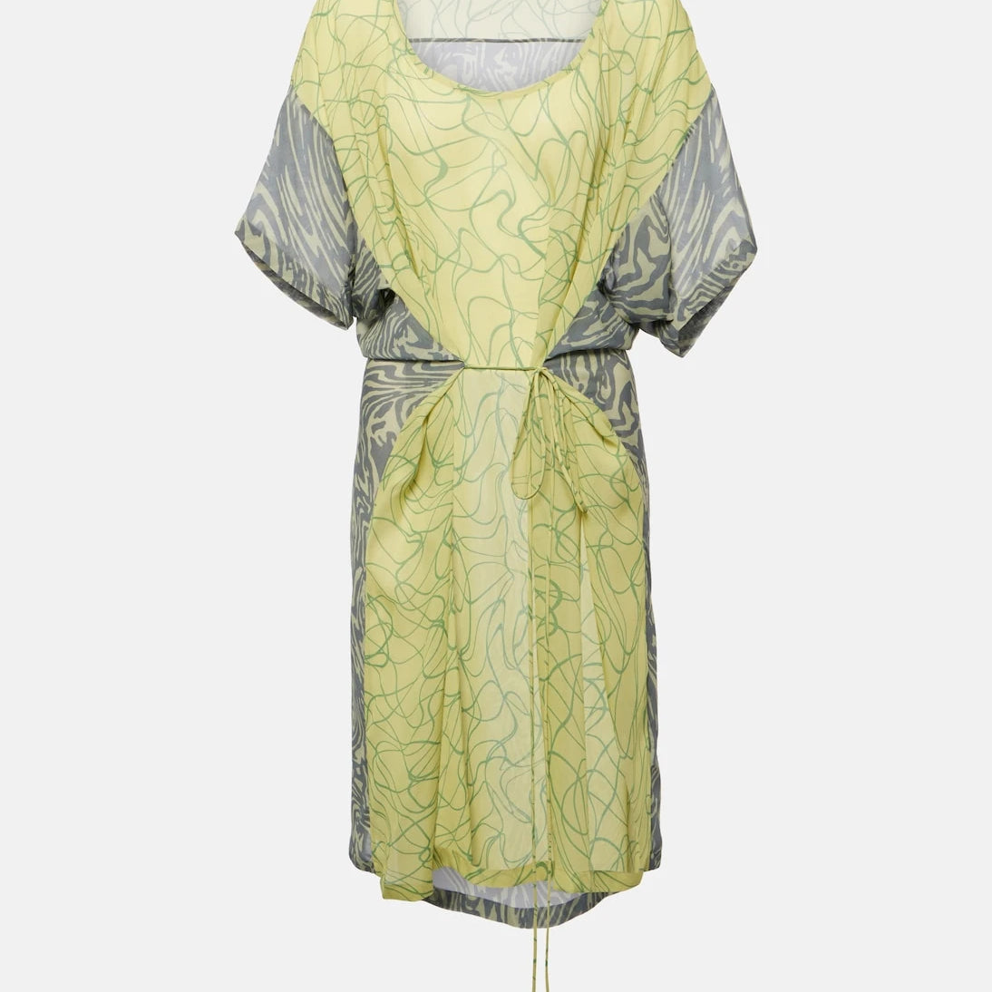 Dries Van Noten - Printed georgette minidress