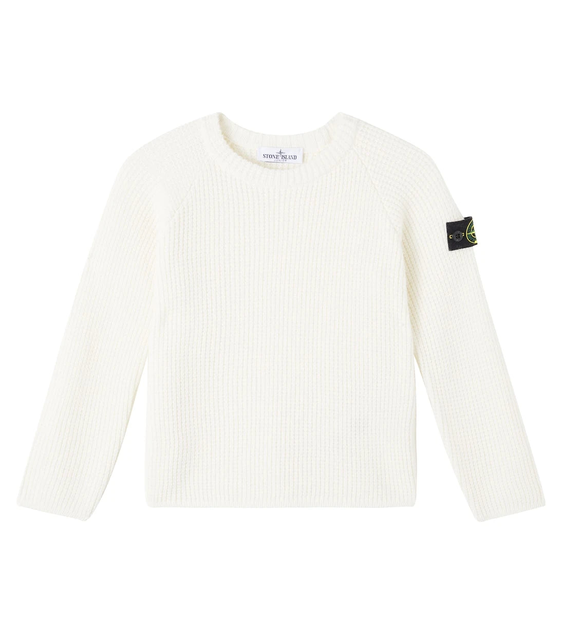 Stone Island Junior - Compass waffle-knit sweater