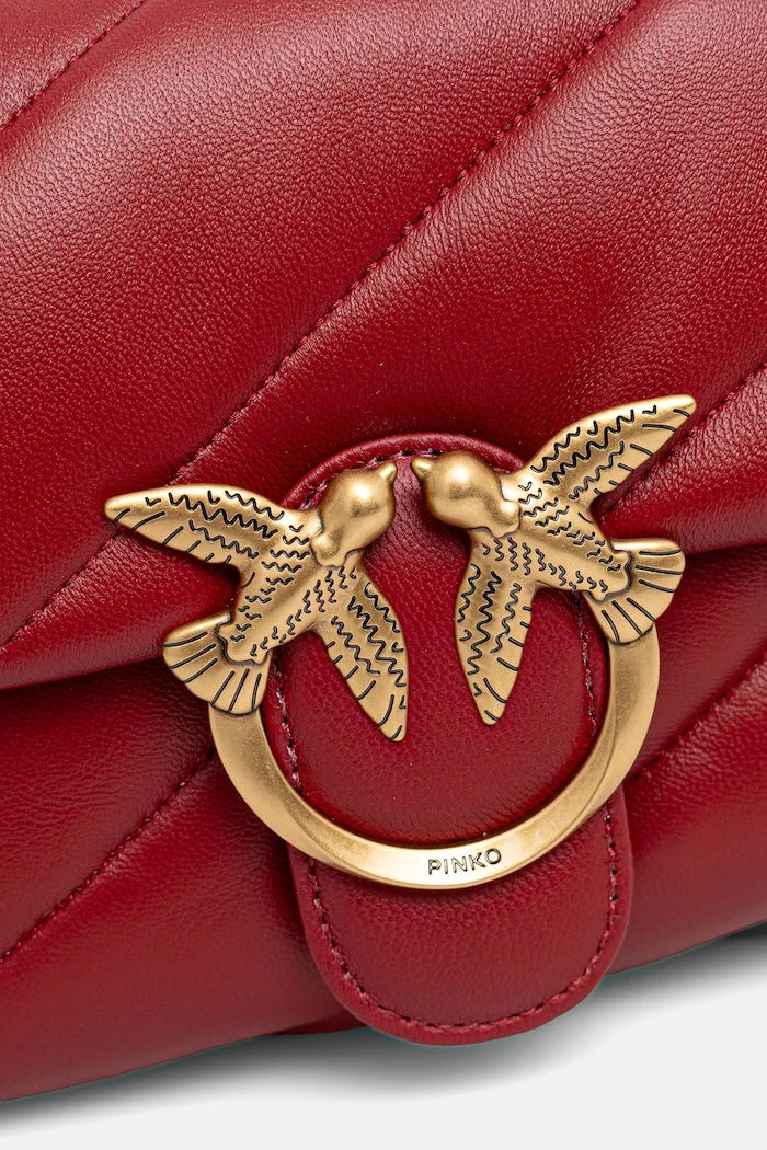 Pinko kadın deri crossbody çanta