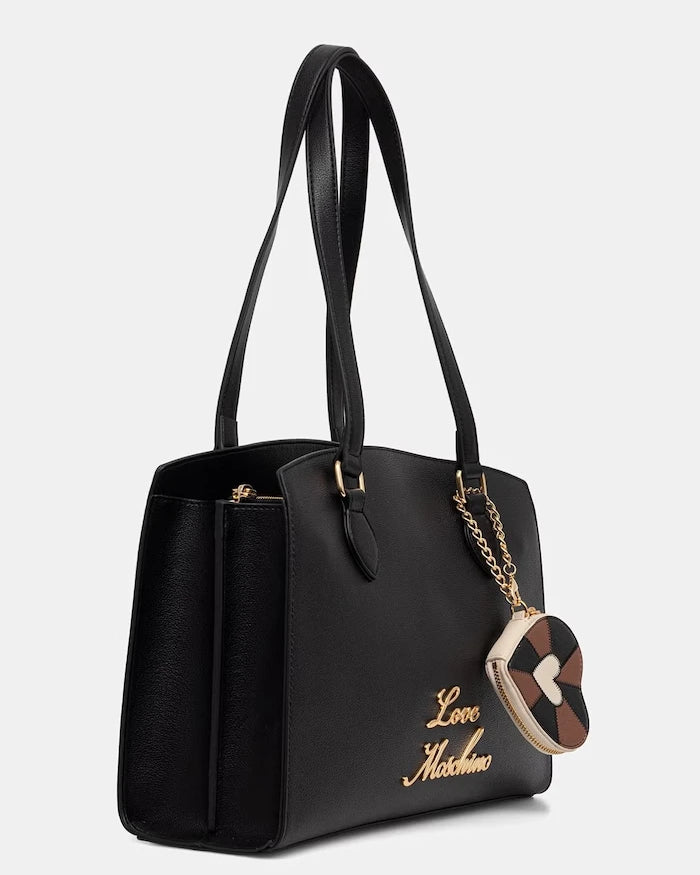 Love Moschino kadın suni deri alışveriş çantası