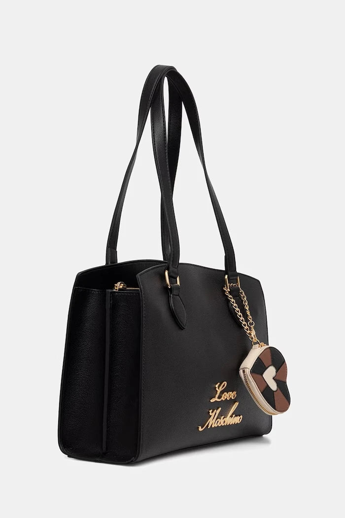 Love Moschino kadın suni deri alışveriş çantası