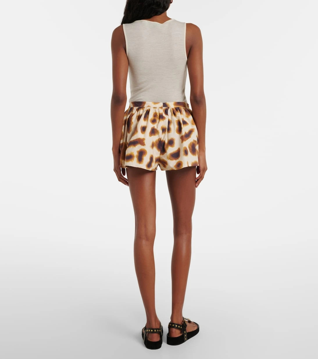 Christopher Esber - Printed cotton shorts