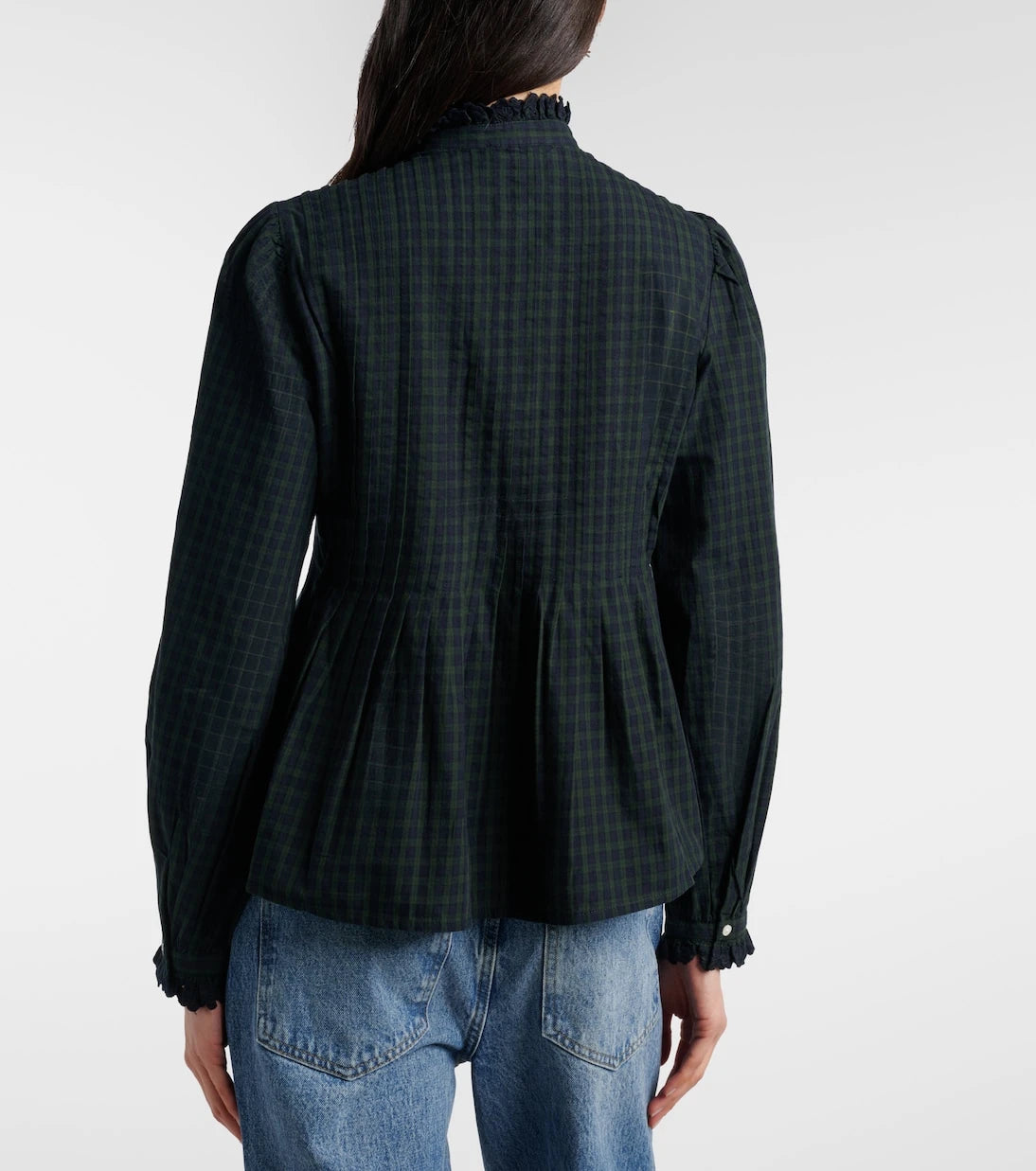 Polo Ralph Lauren - Checked ruffled cotton shirt