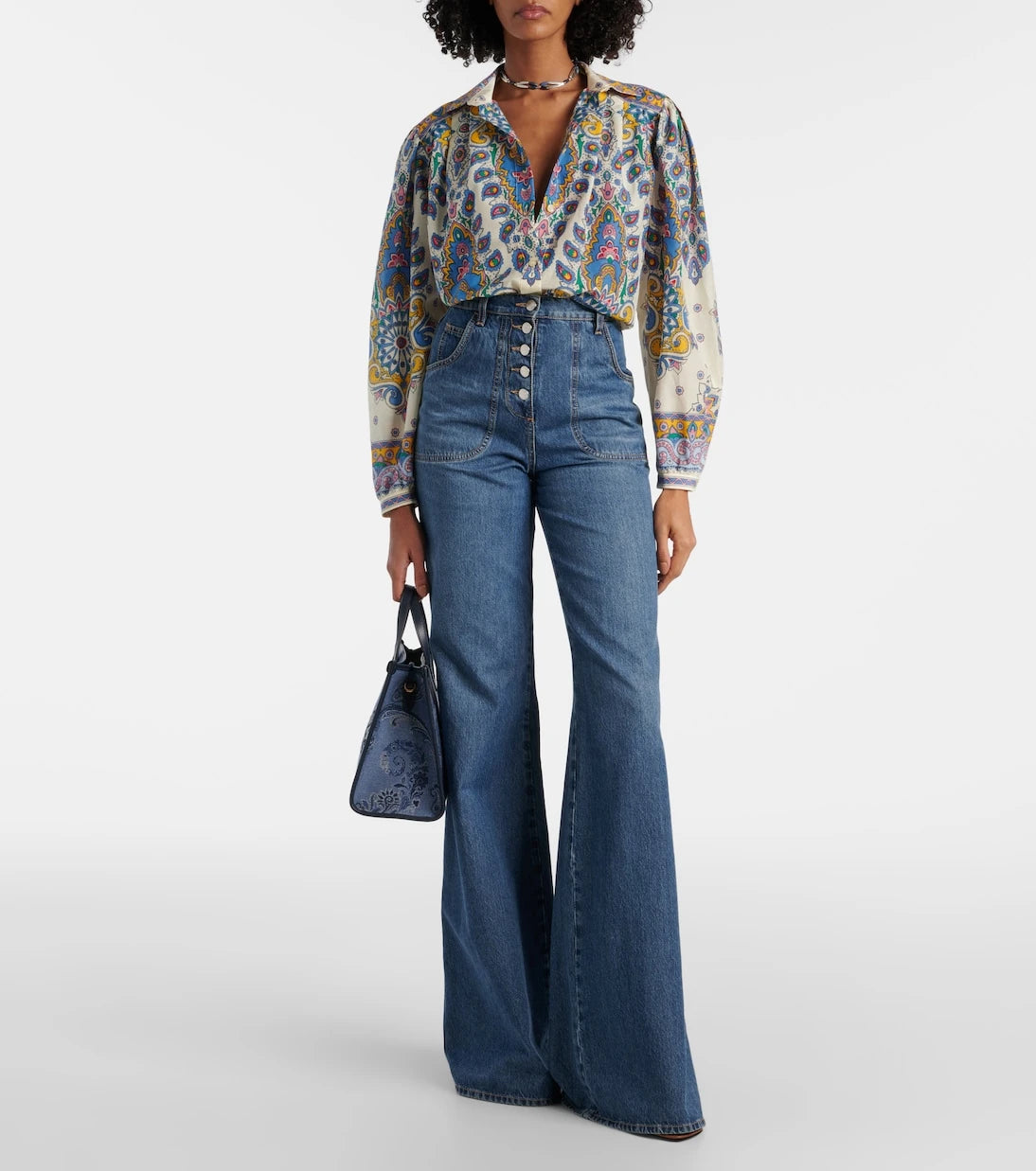 Etro - Paisley cotton and silk shirt