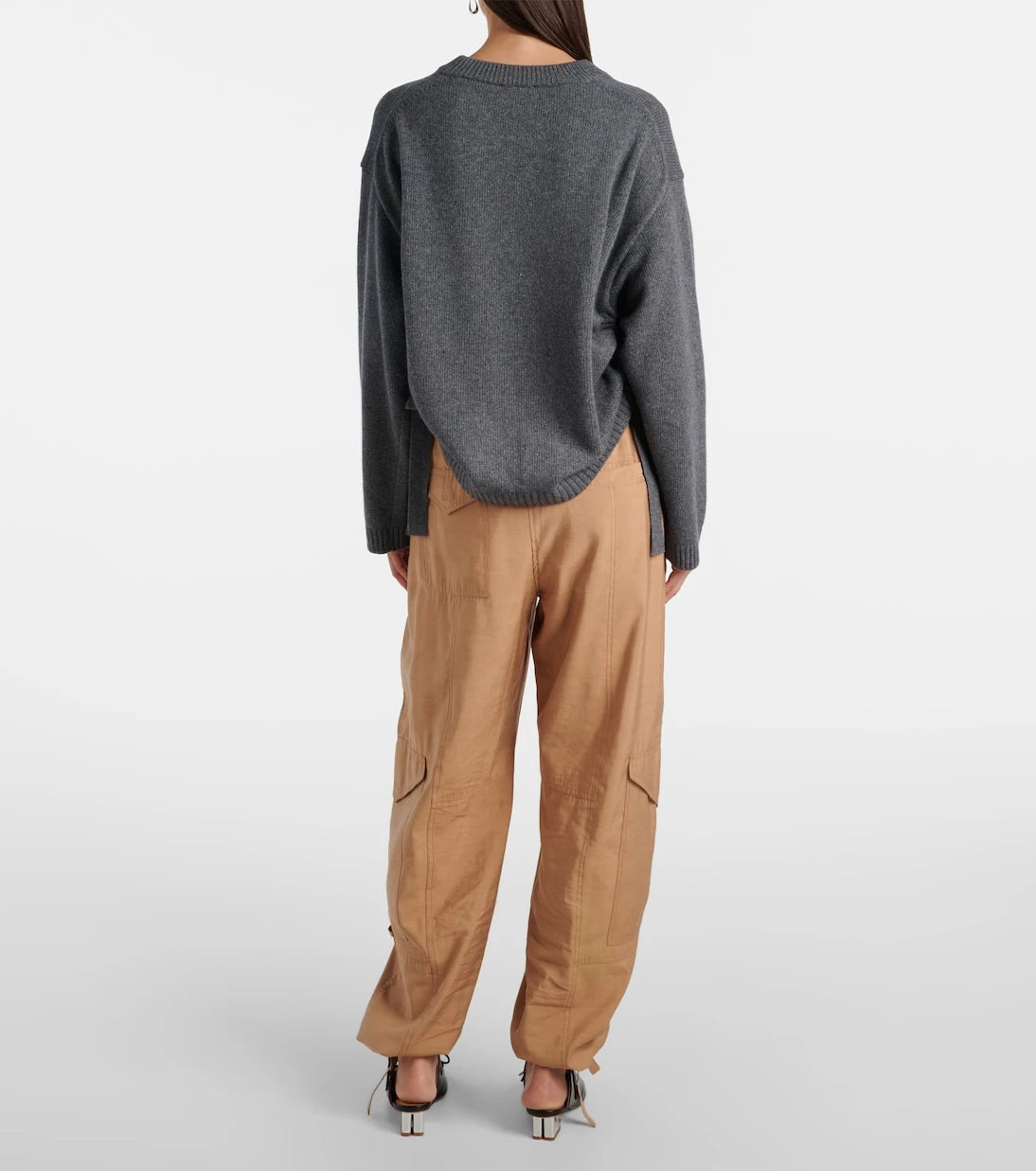 Ganni - Logo wool-blend sweater