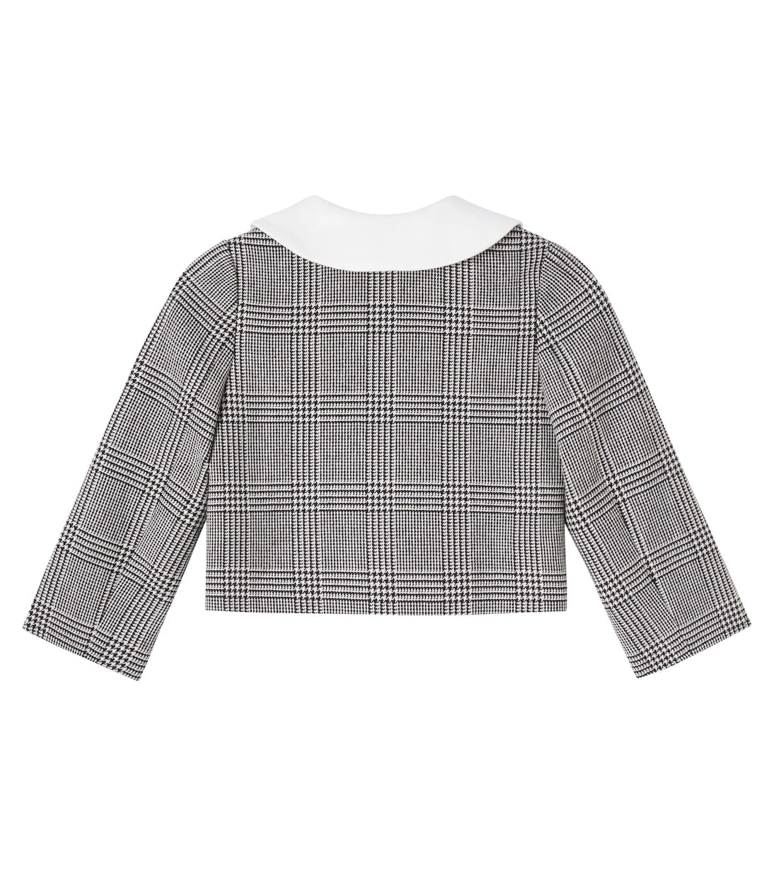 Self-Portrait Kids - Houndstooth wool-blend jacket
