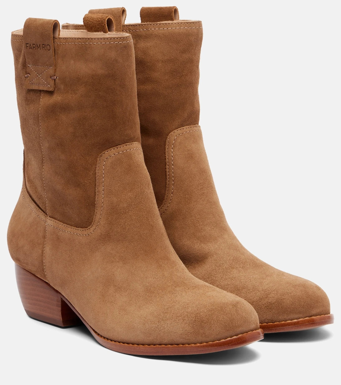 Farm Rio - Suede ankle boots