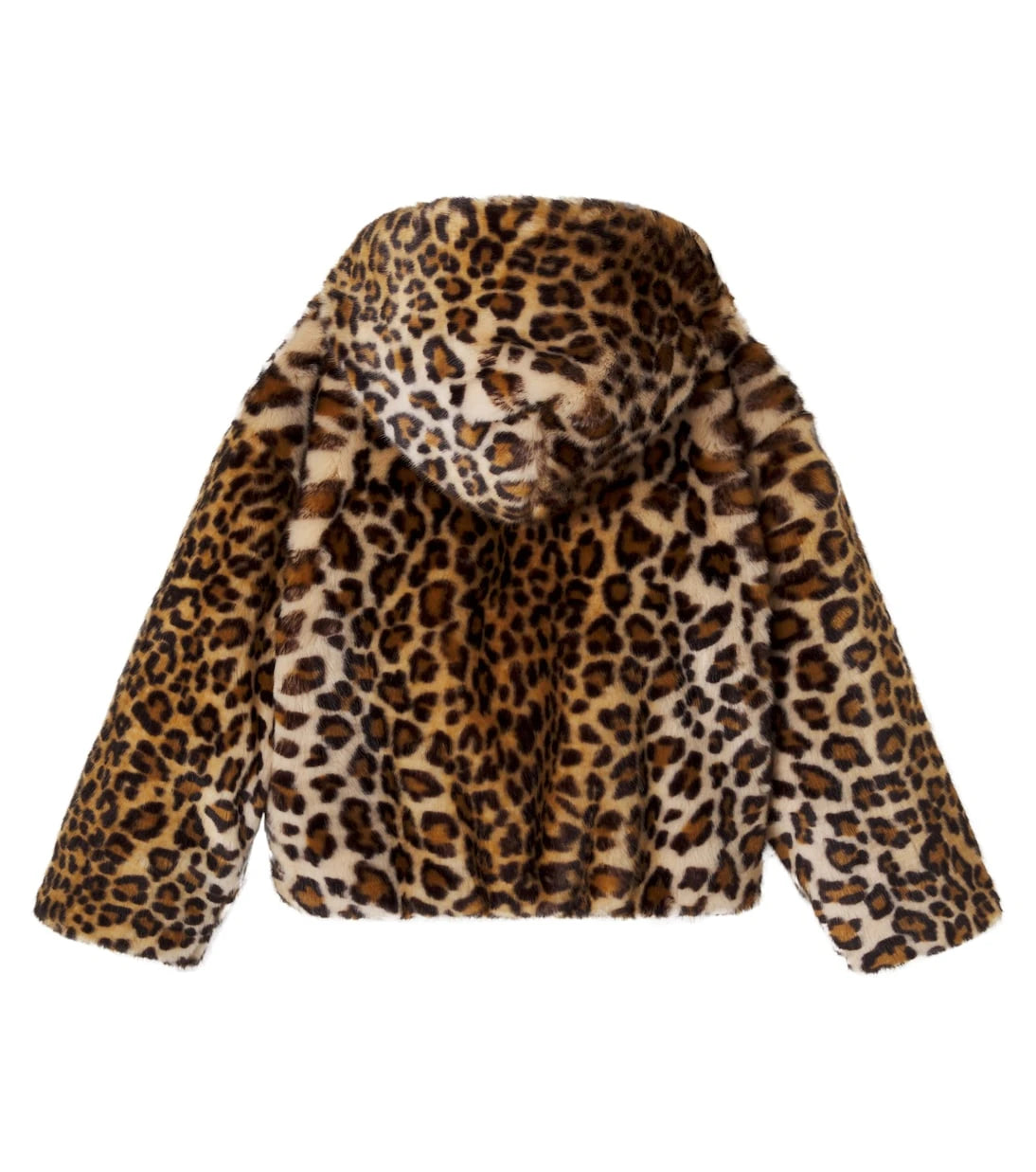 Dolce&Gabbana Kids - Leopard-print hooded jacket
