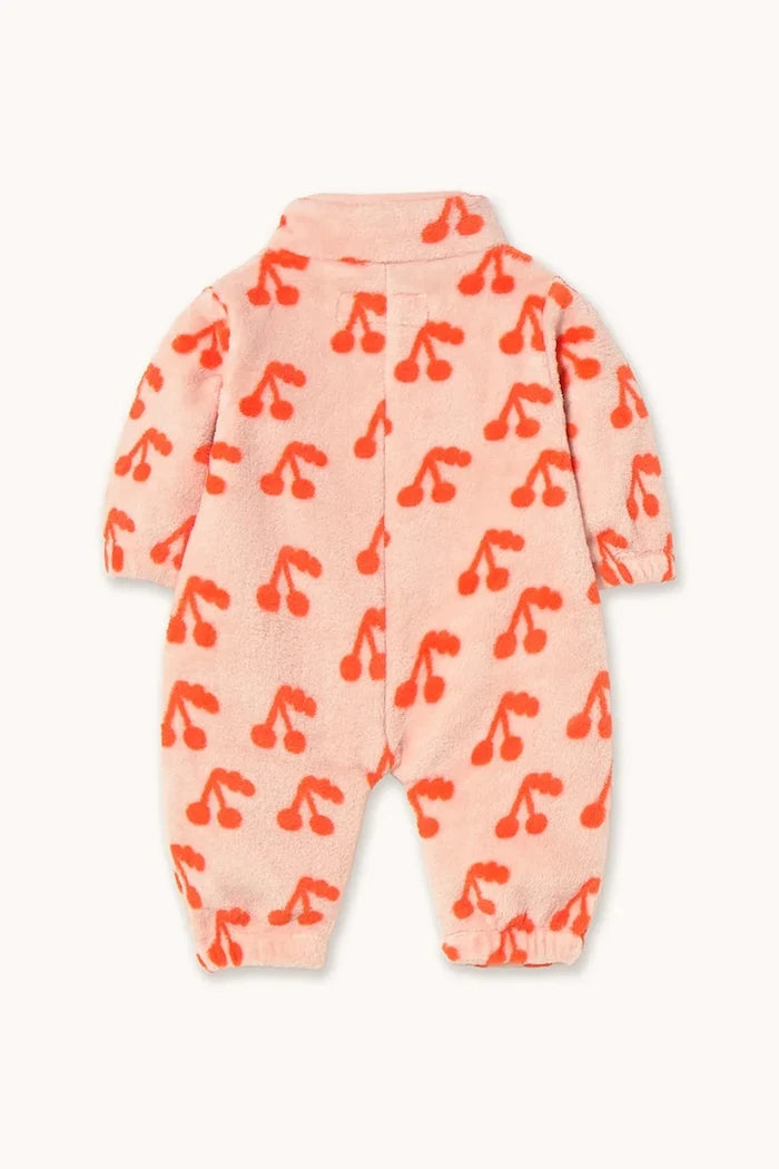 Бебешки гащеризон Tinycottons CHERRIES POLAR ONE-PIECE