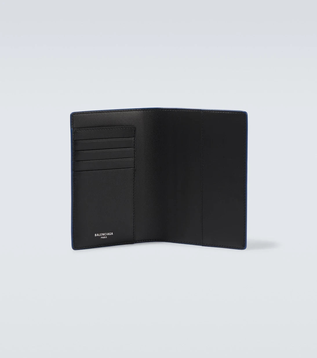 Balenciaga - Printed leather passport holder