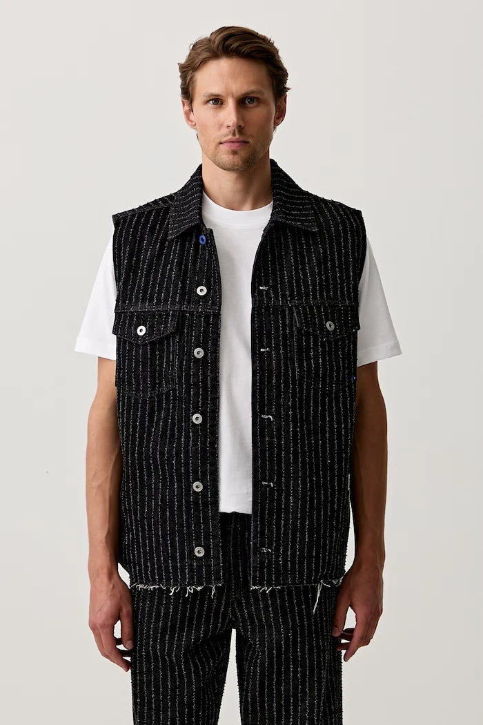 Karl Lagerfeld Jeans елек мъжки от деним