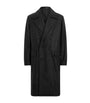 Black Wool-Blend Curran Overcoat