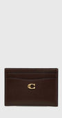 Кожен калъф за карти Coach Essential Card Case