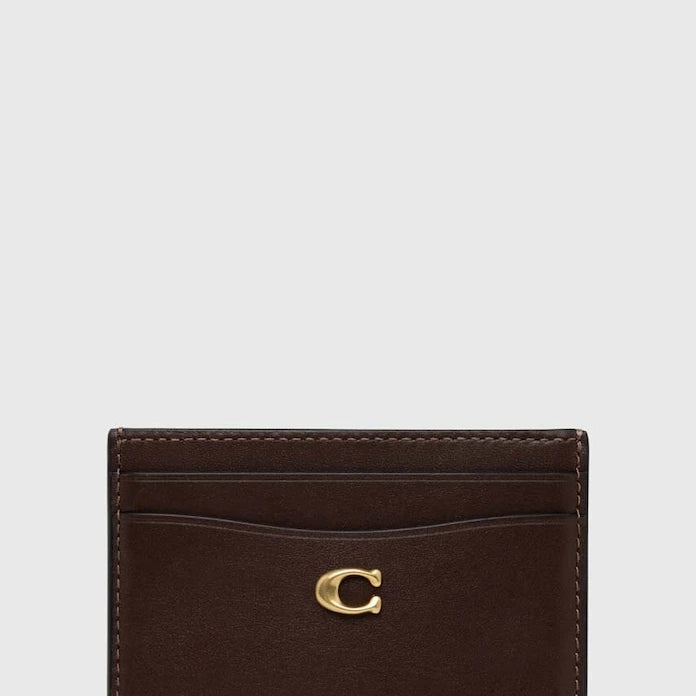 Кожен калъф за карти Coach Essential Card Case