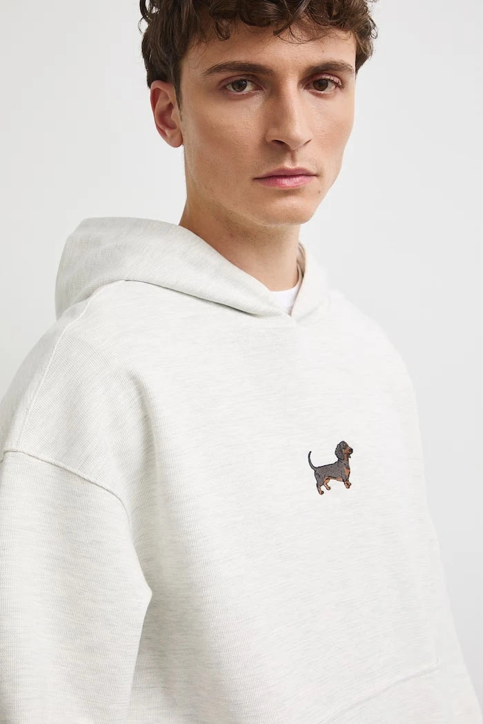 Pamuklu erkek kapüşonlu sweatshirt