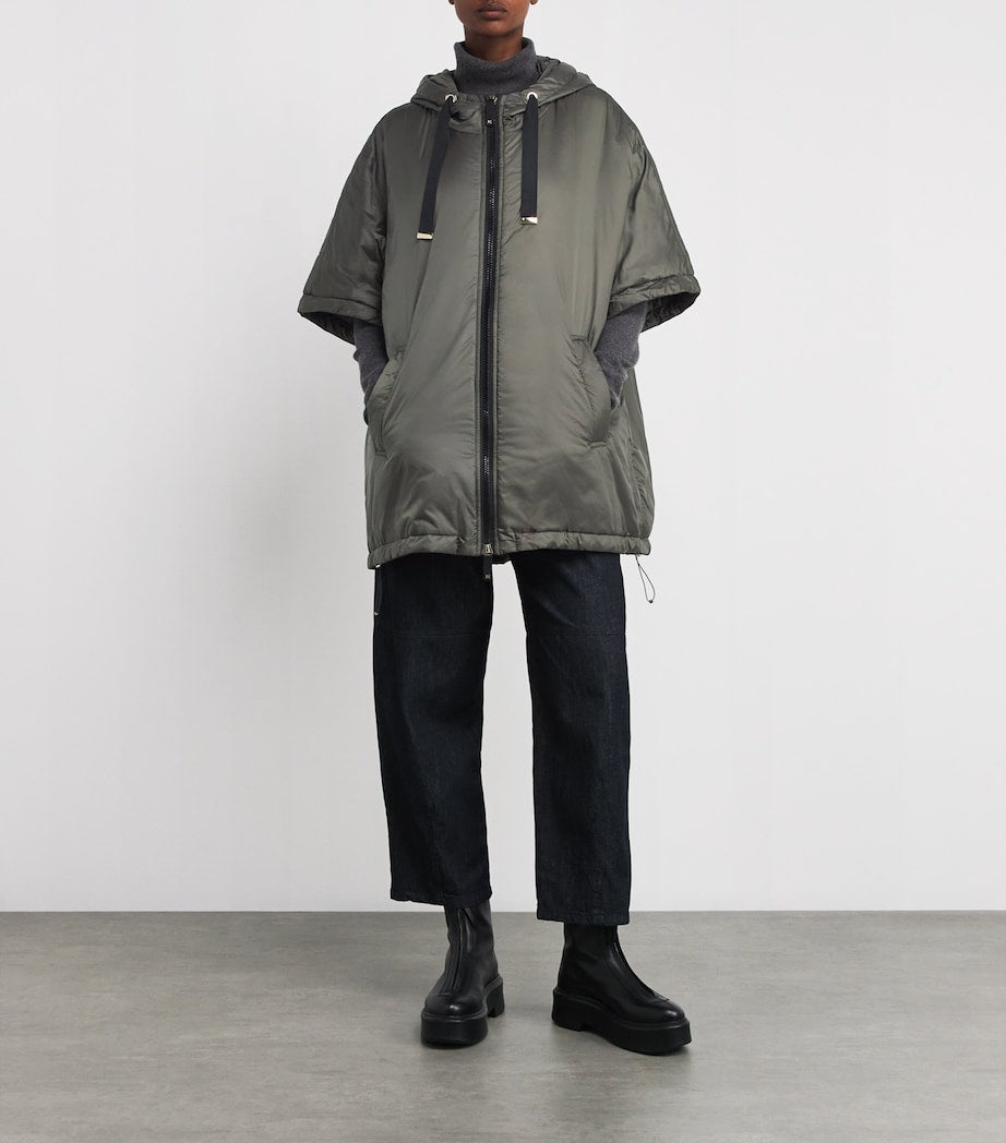 Max Mara Green The Cube Poncho