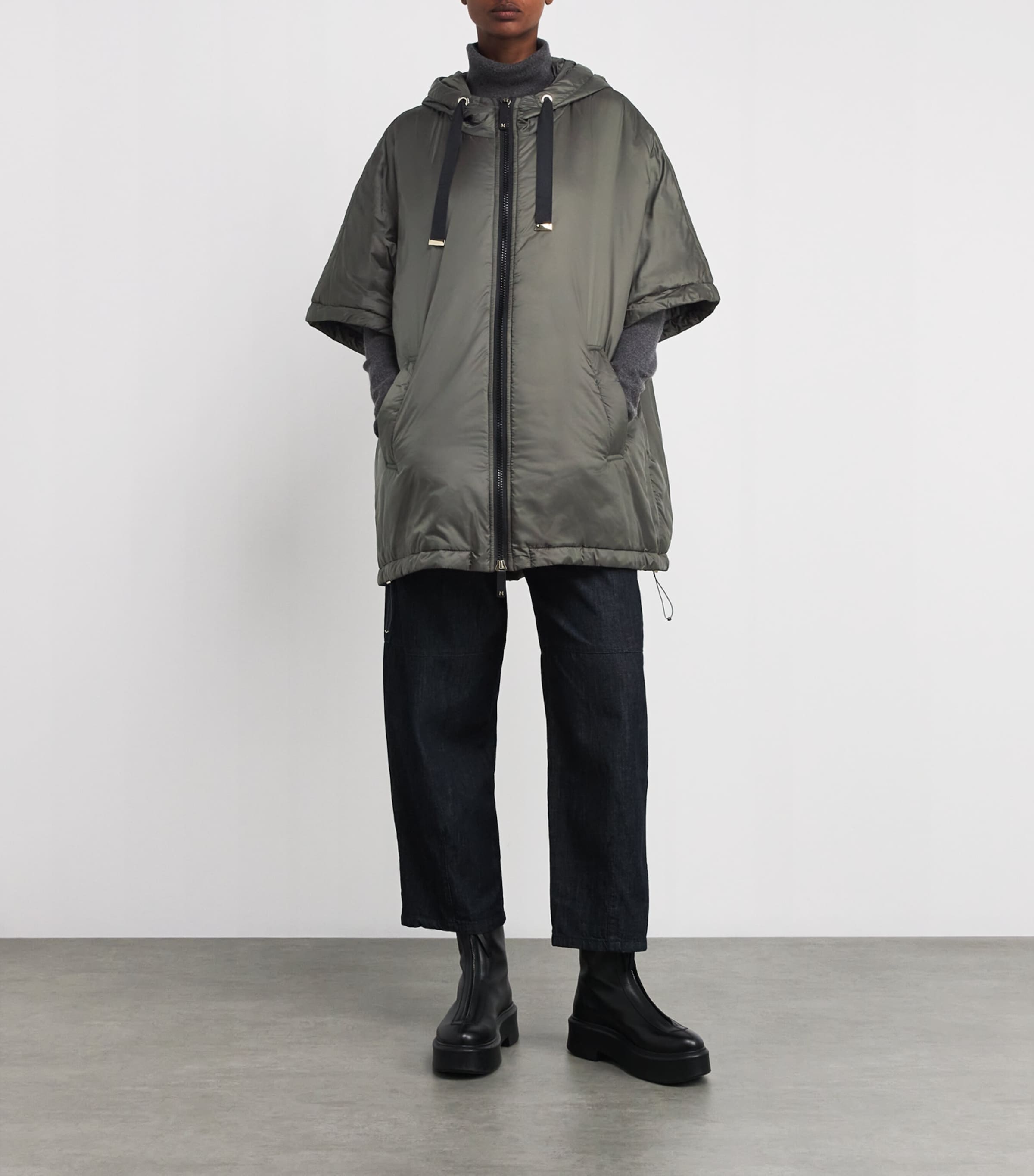 Green The Cube Poncho