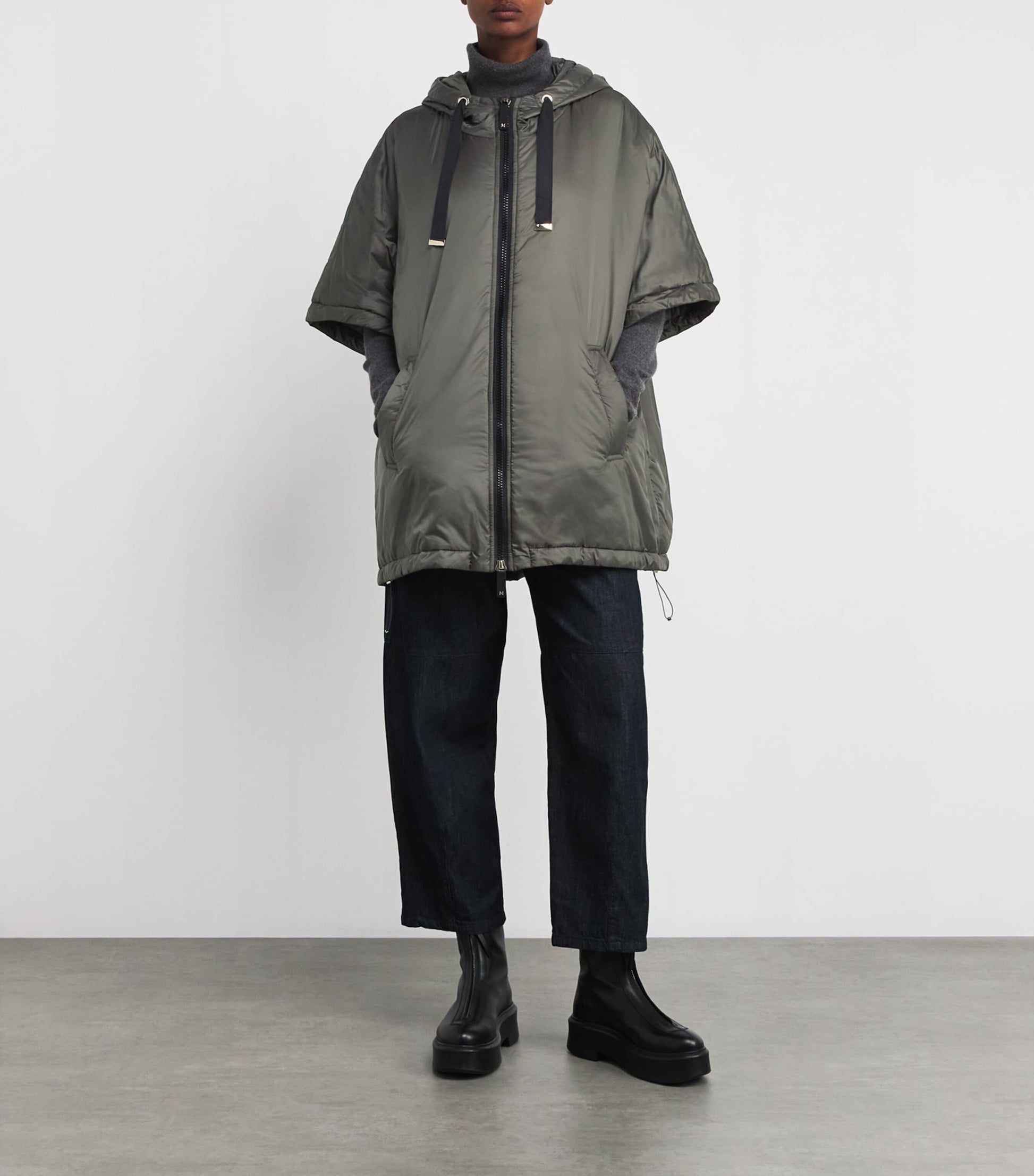 Green The Cube Poncho