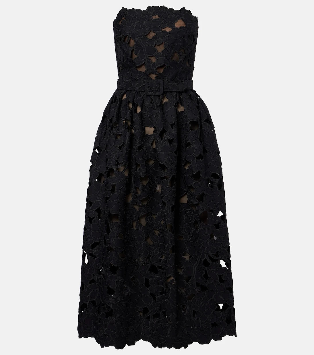 Oscar de la Renta - Lace bustier dress