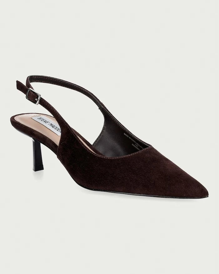 Steve Madden süet ince topuklu ayakkabı Korra