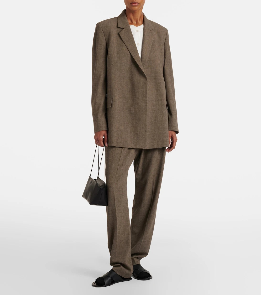 The Row - Terrasse To-Go leather shoulder bag