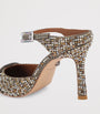 Embellished Strass Point Mules 90