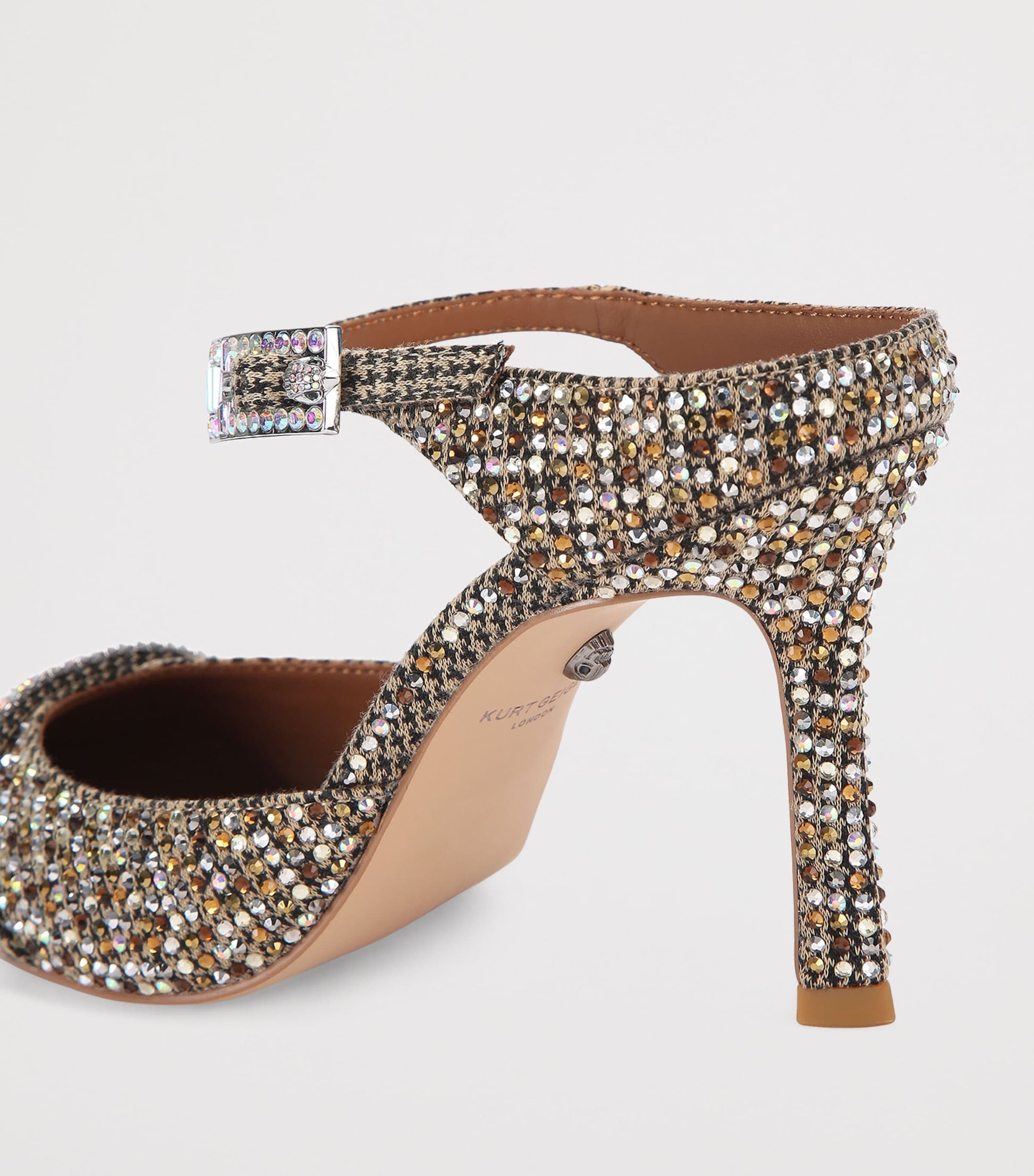 Embellished Strass Point Mules 90