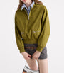 Prada Green Cotton Half-Zip Sweatshirt