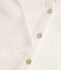 Vince White Soft Bouclé Cardigan