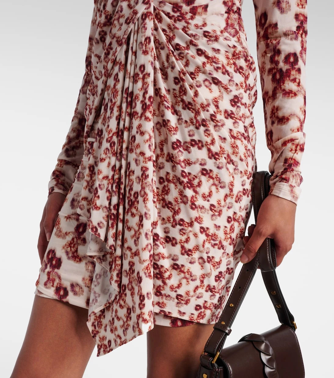 Isabel Marant - Georgia draped printed minidress