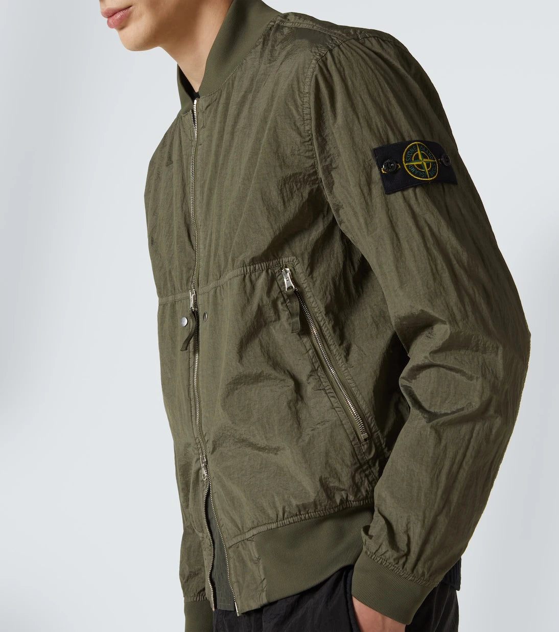 Stone Island - جاكيت بومبر كومباس