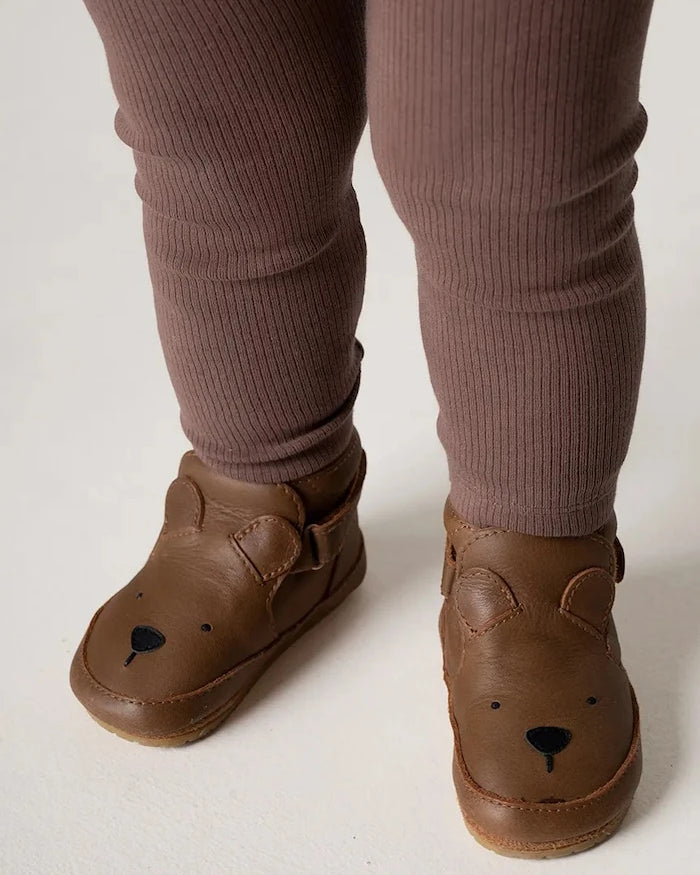 Bebek Deri Ayakkabı Donsje Morris Sneakers Bear