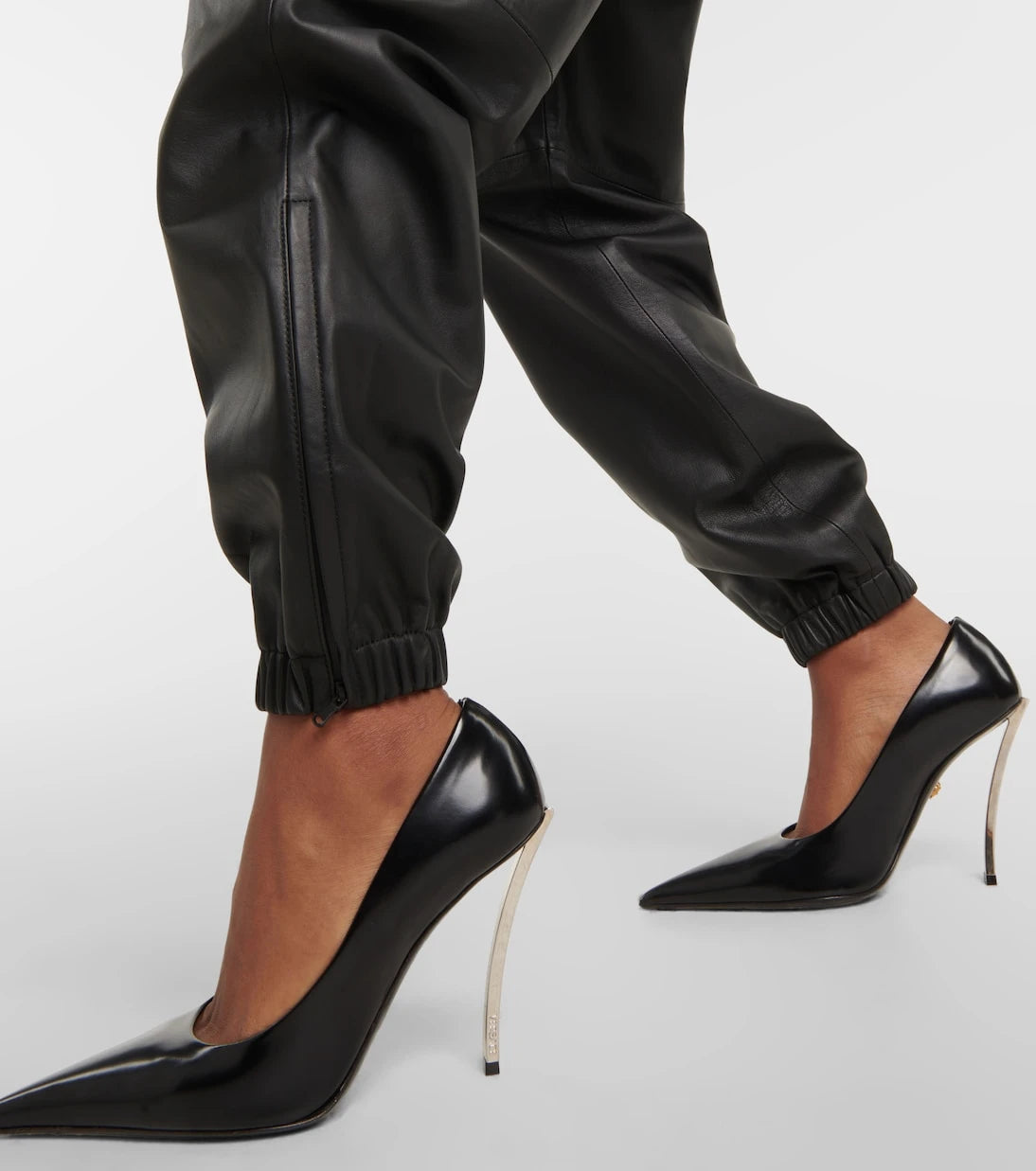 Wardrobe.NYC - Leather sweatpants