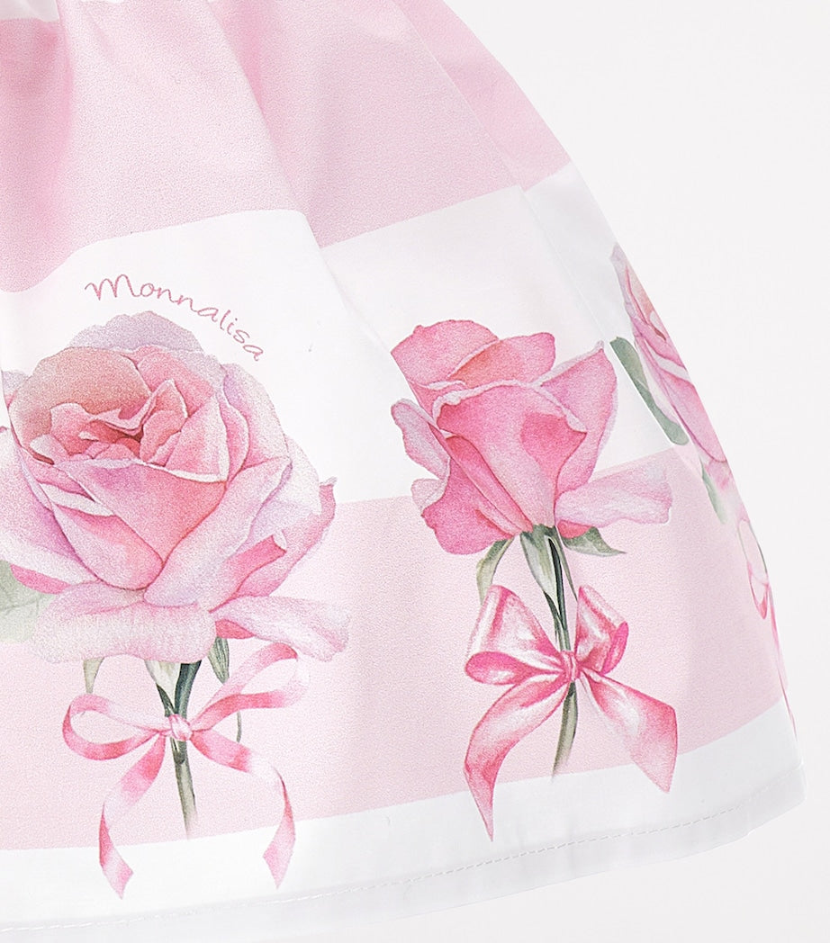 Rose Motif Stripe Skirt (3 Months - 3 Years)