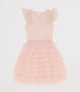 Tutu Du Monde Pink Cotton Palais Laidon Dress (2-11 Years)