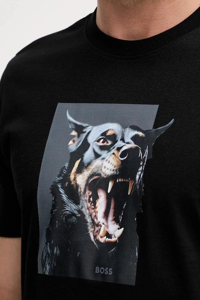 BOSS Orange Te_Dobermann Pamuklu Tişört